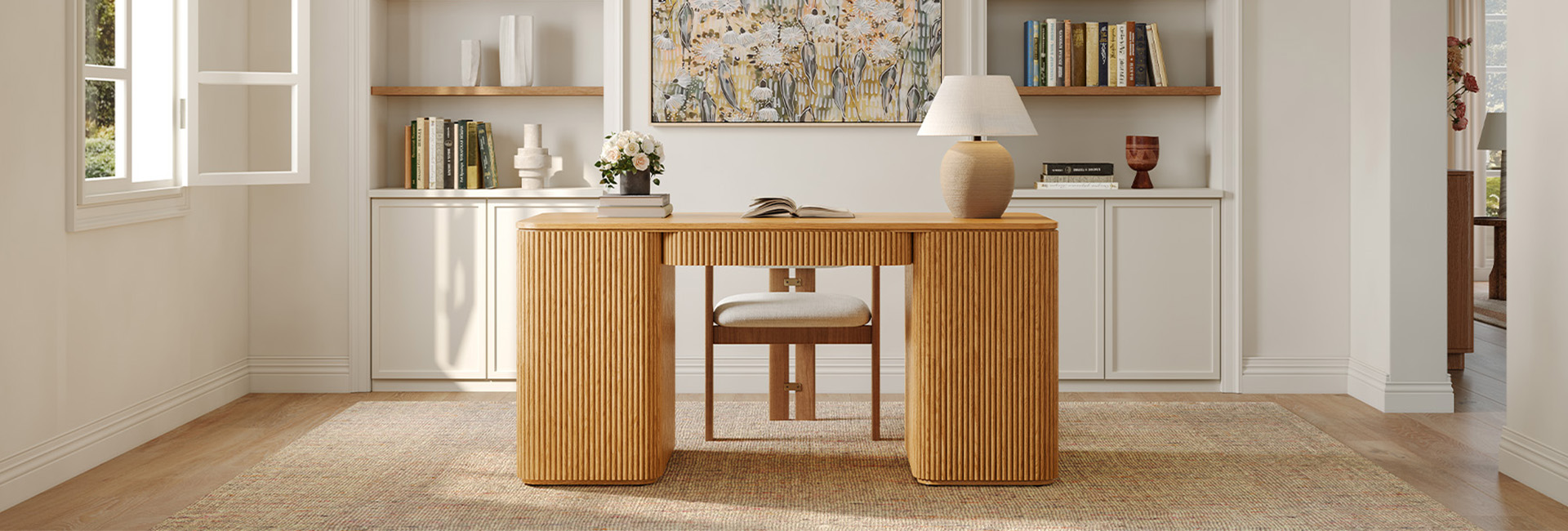 HERNEST Lundbord 64" Desk