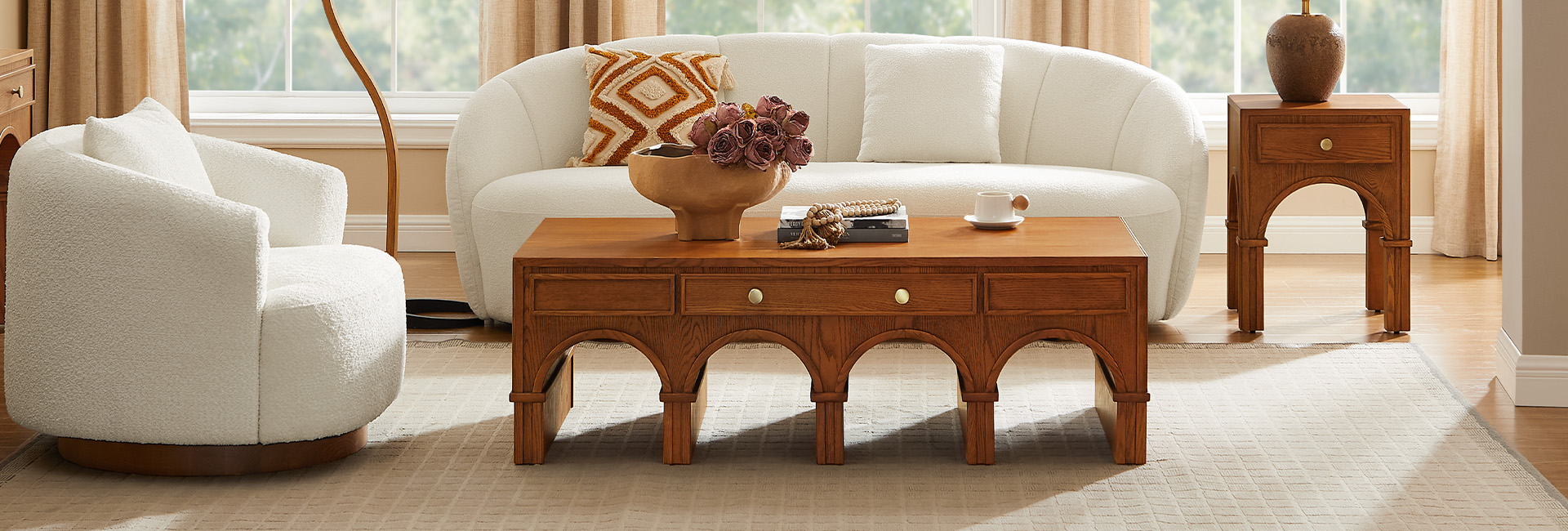 HERNEST Solvind 55" Coffee Table