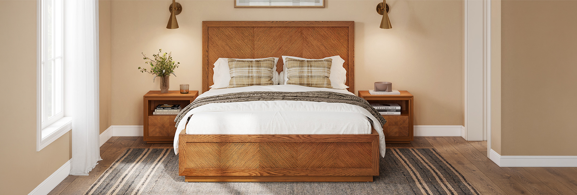 HERNEST Thursen Chevron Bed