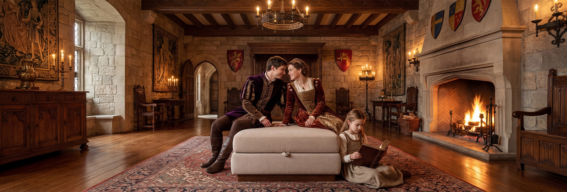 HERNEST Svalbard 35" Storage Ottoman