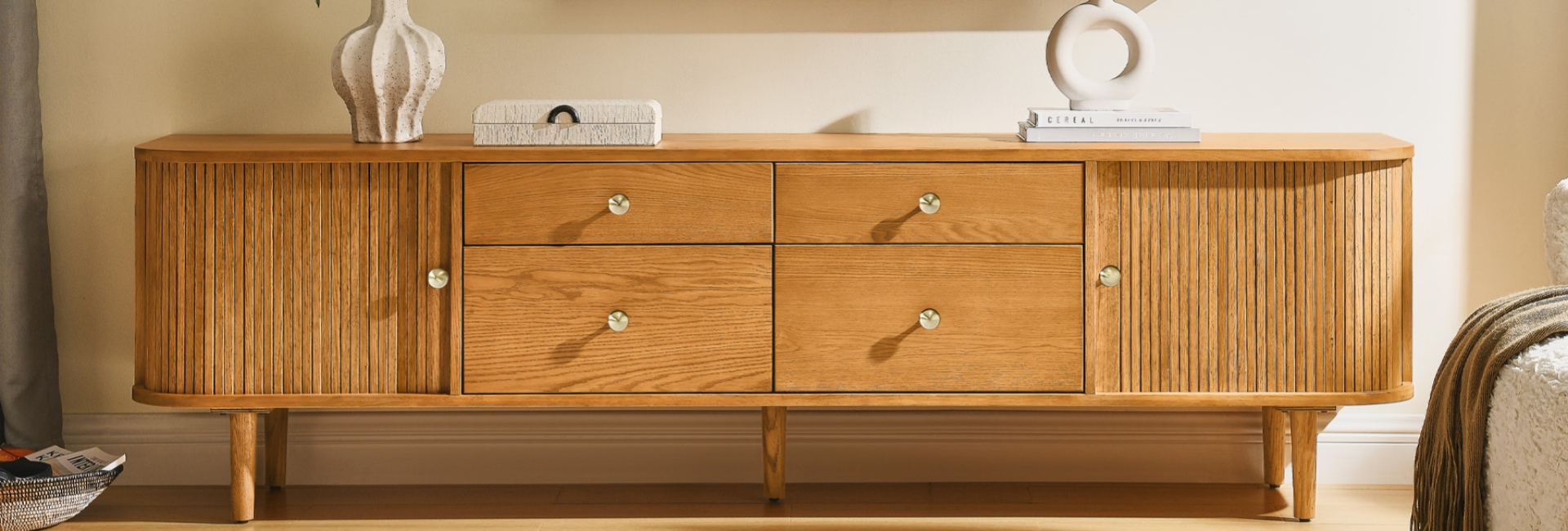 tv stand with storage