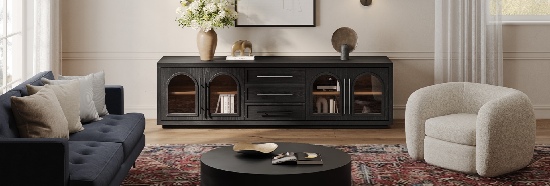 media console storage