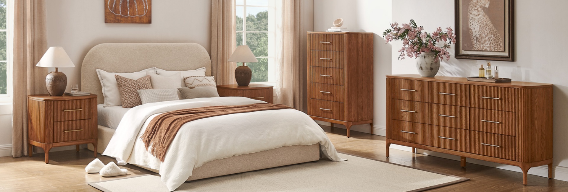 Replace your nightstand with the Skugga 26-inch oak nightstand