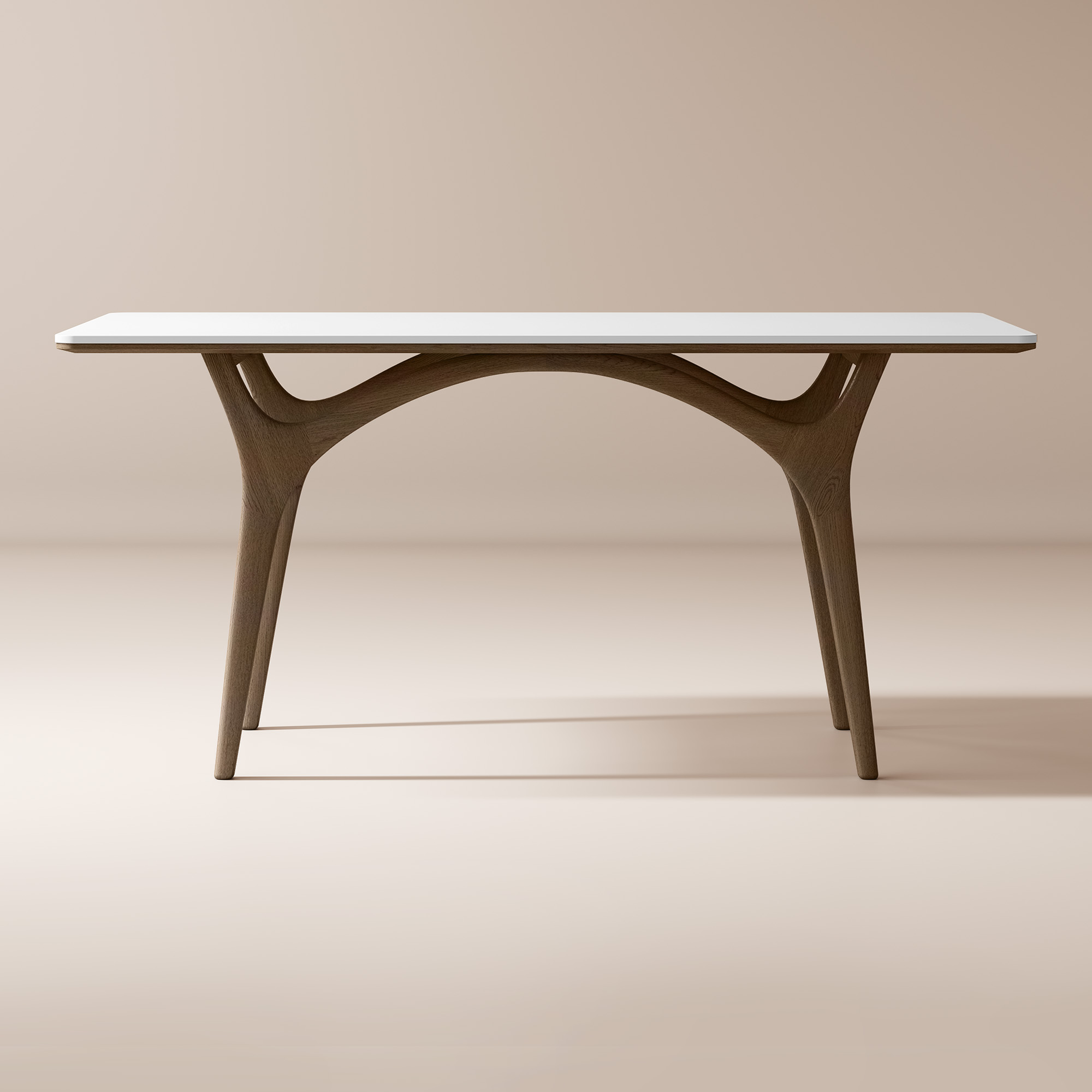 【Pet Table Hinoki ~M~】  No.865 Wood handle HINOKI WOOD 0681 | Viefe