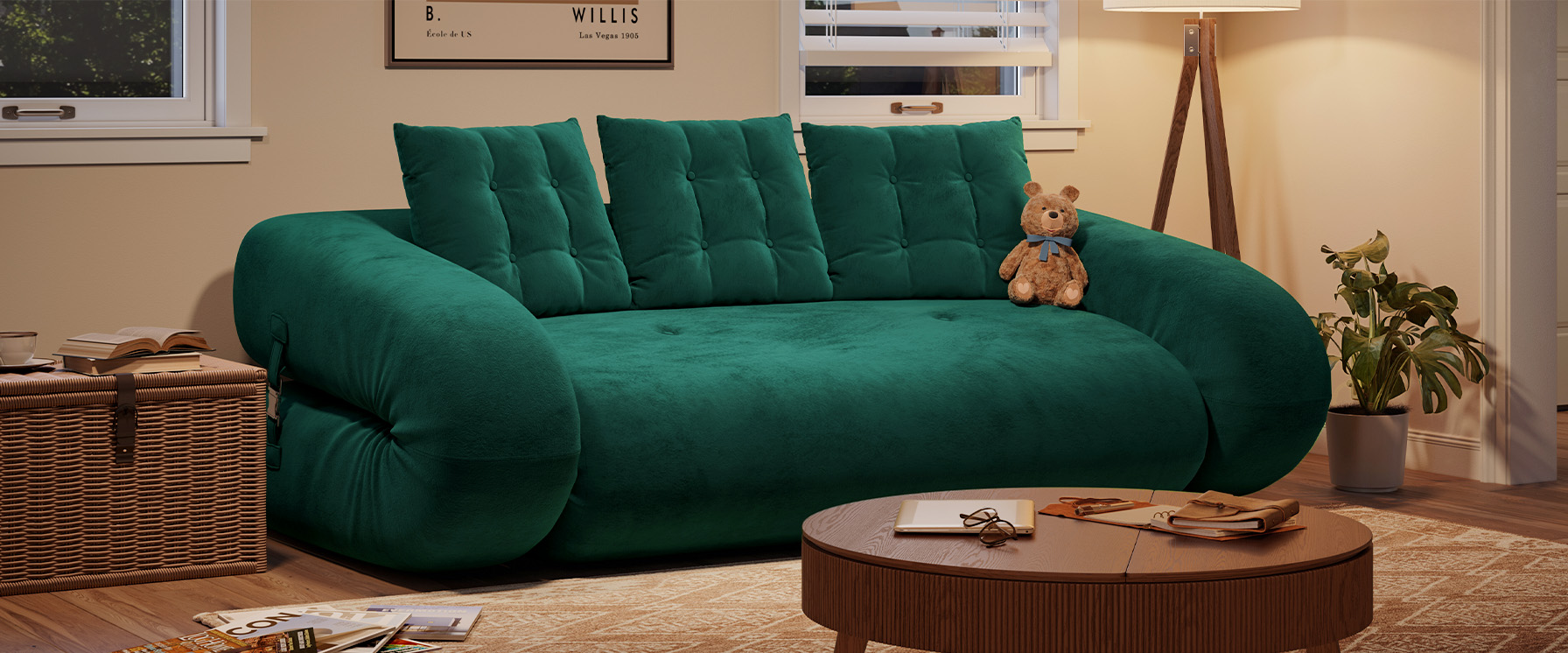 folding comfortable sofa bed