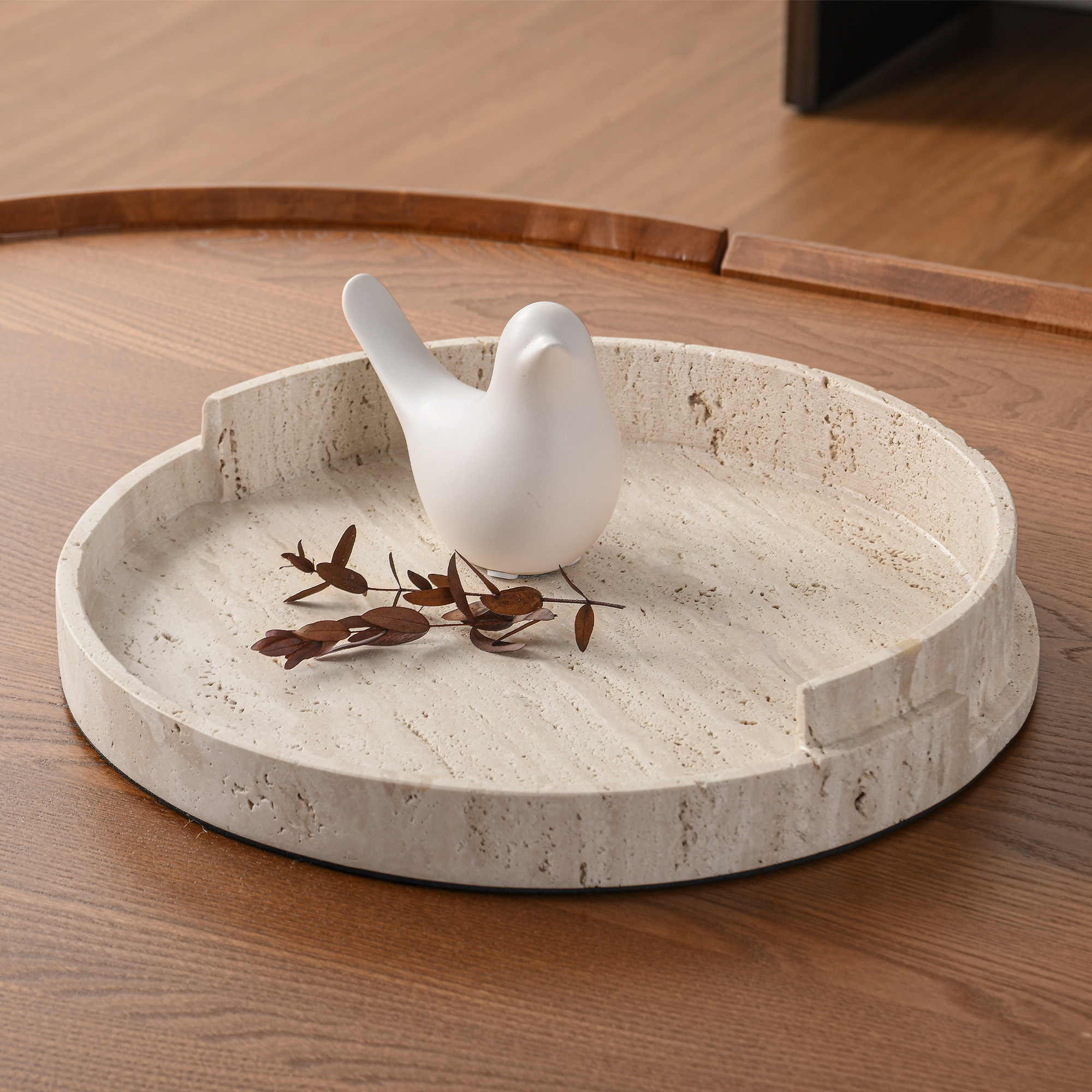 13 Inch Round Natur… - image