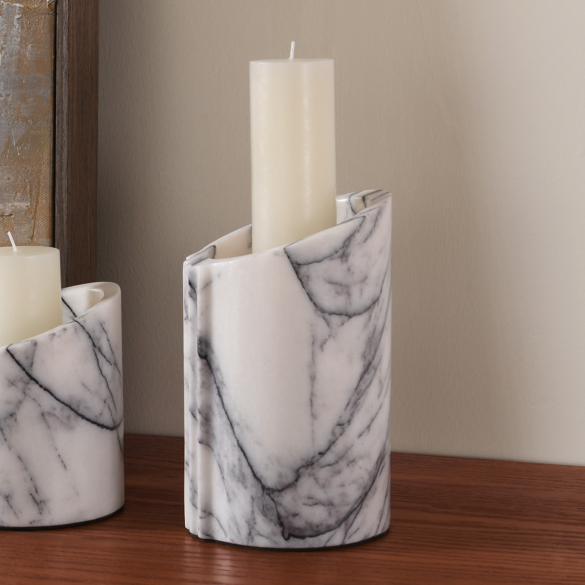 7 Inch Carrara Marb… - image