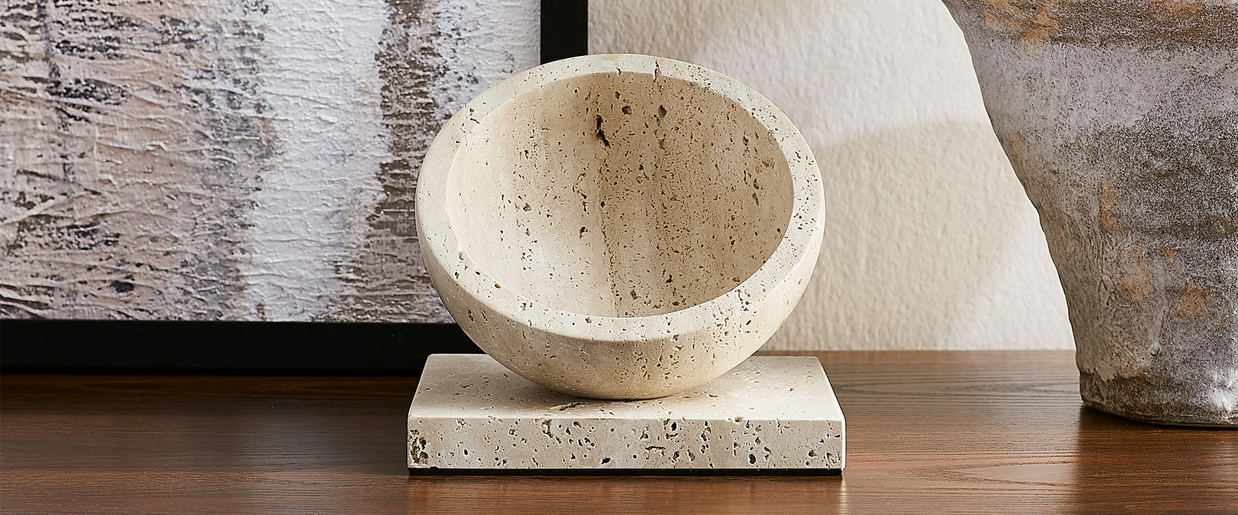 travertine objects