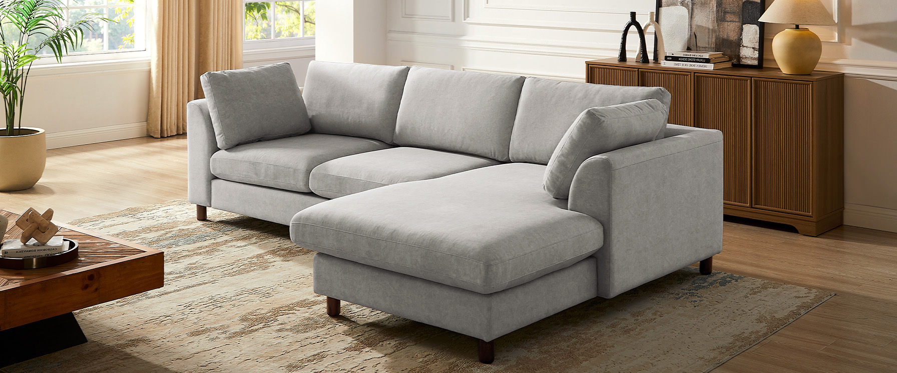 110 inch sectional sofa