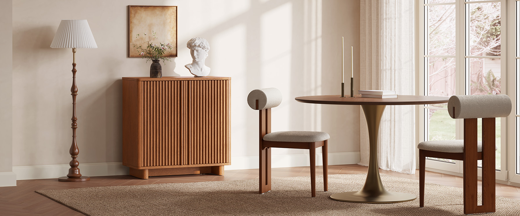 Small Wood Sideboard