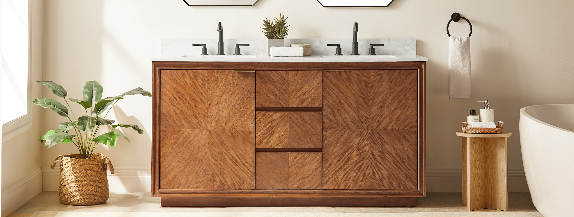 Double Bathroom Vanity
