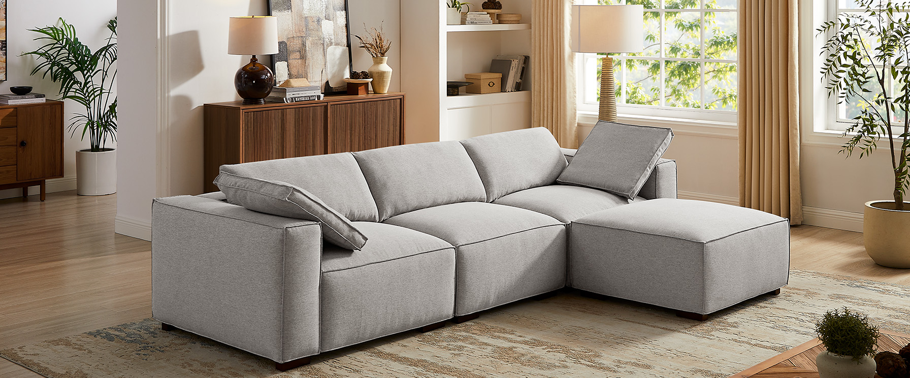 112 inch sectional sofa