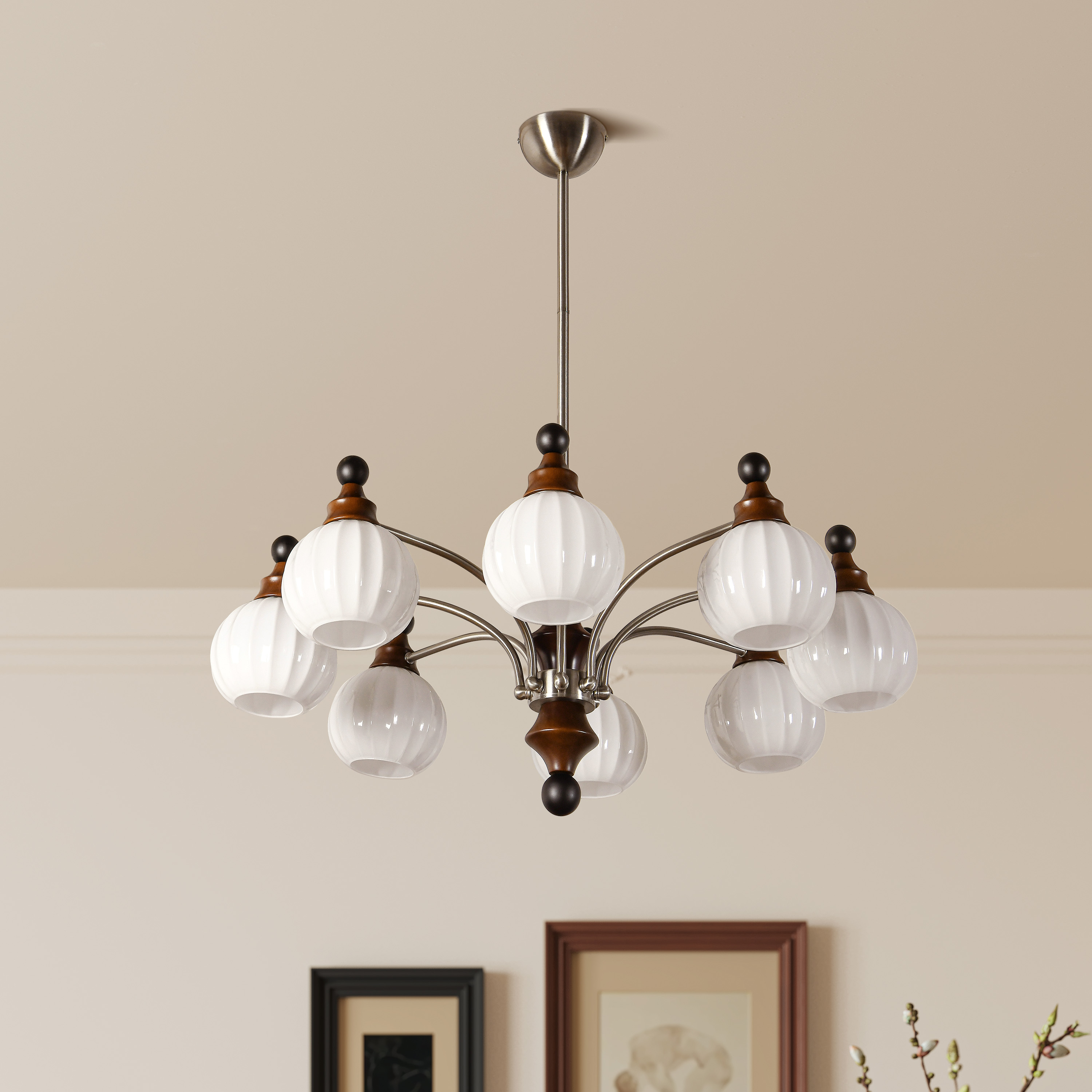 8 Light 33 Inch Cha… - image