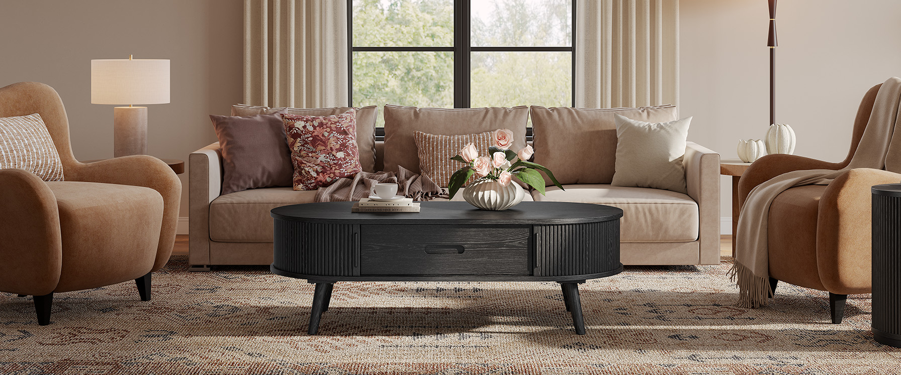 black coffee tables with storage