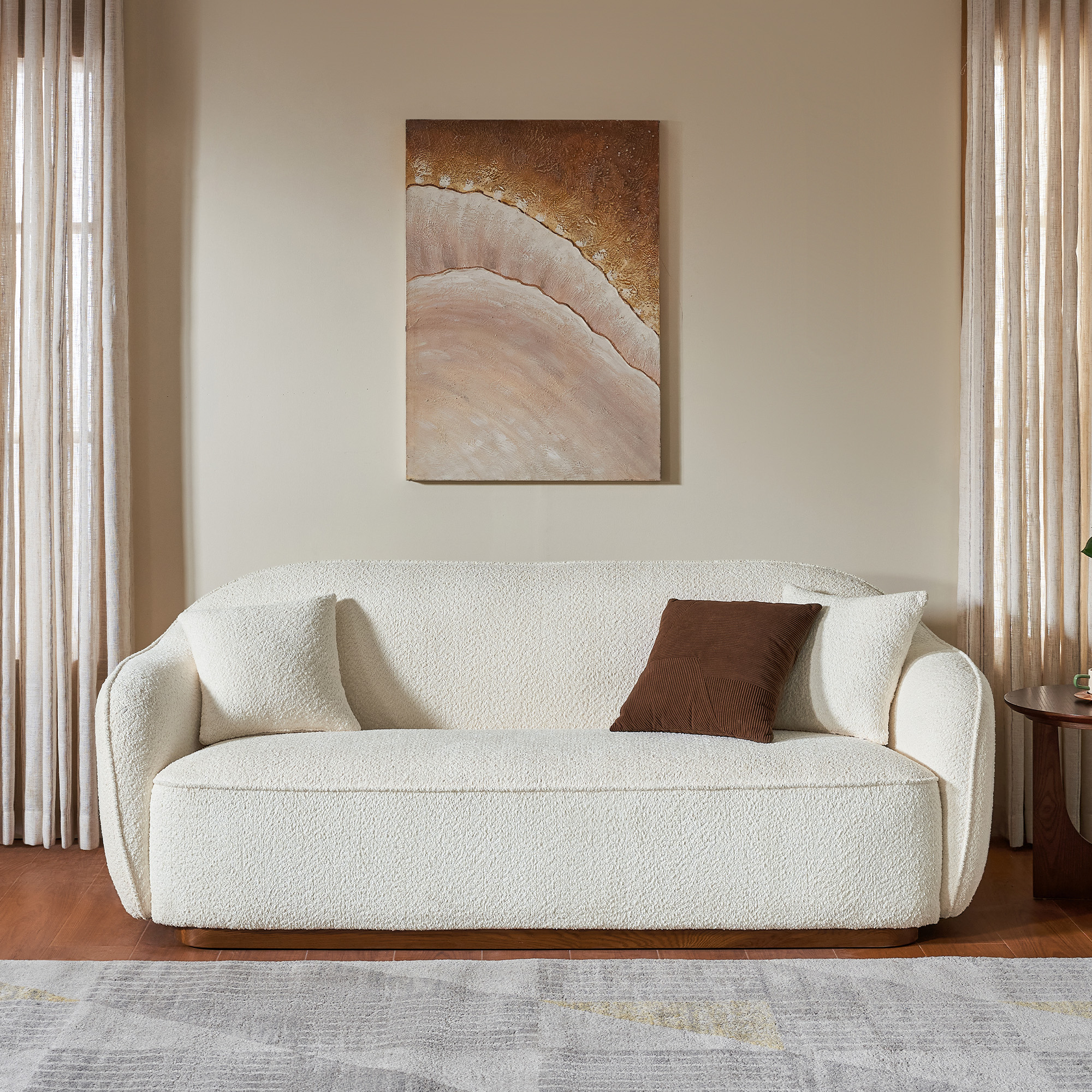 Gronnur White Boucl… - image