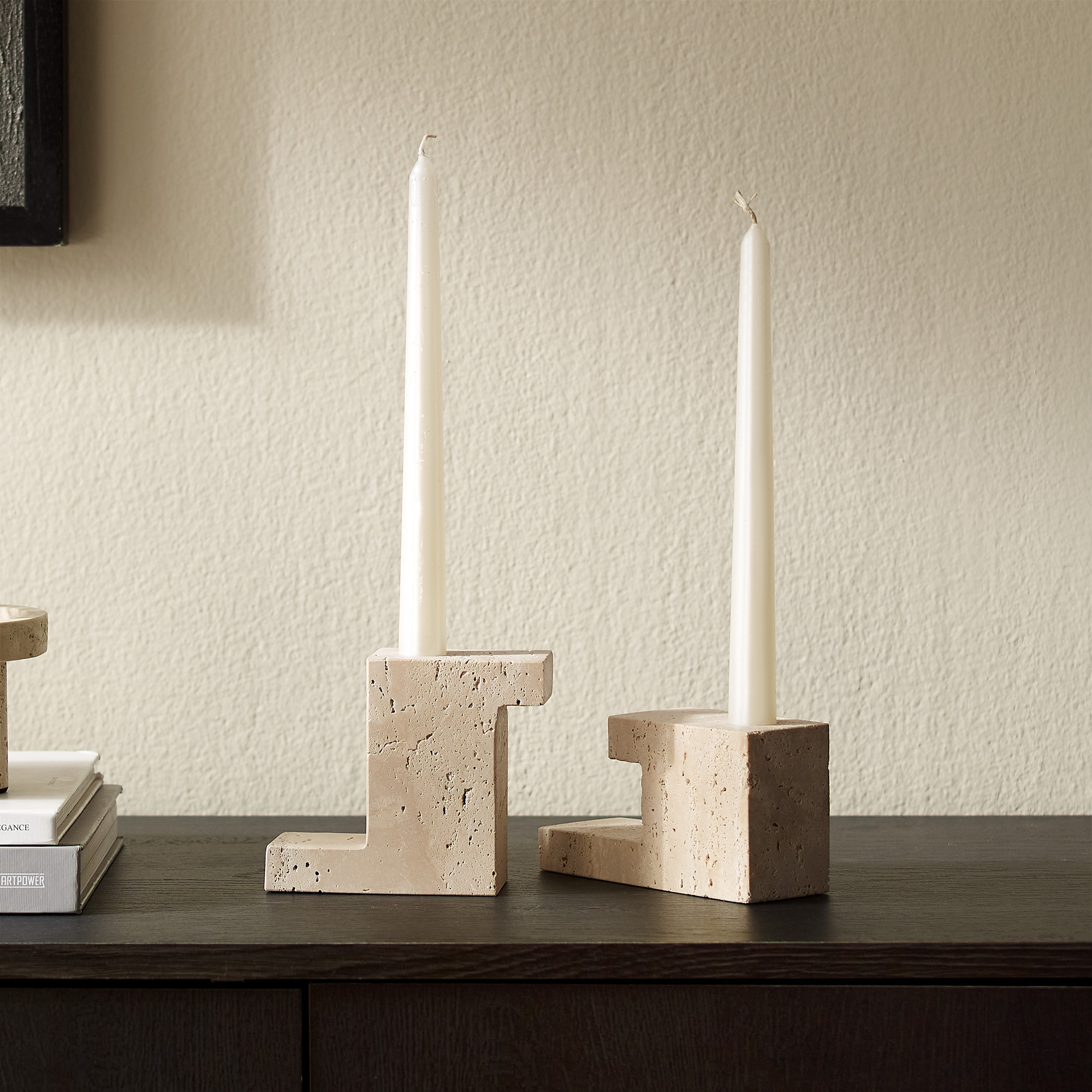 Travertine Candleho… - image
