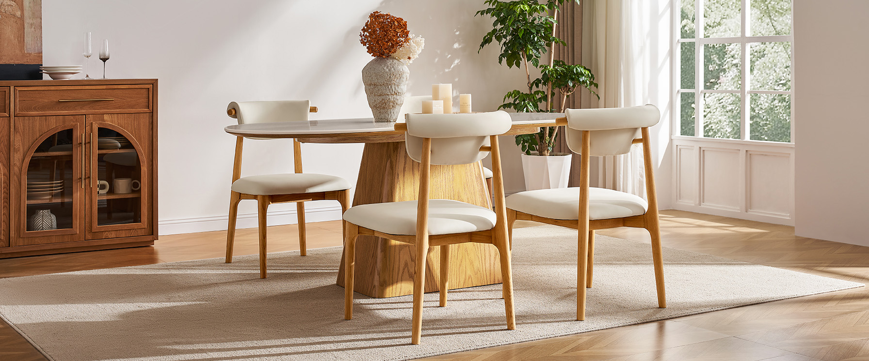 PU Leather Dining Chairs for Dining Room