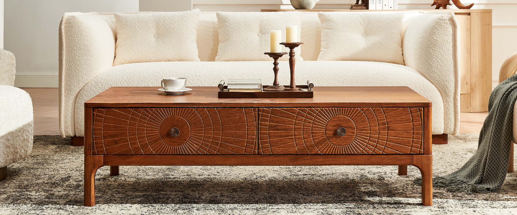 rectangular coffee table