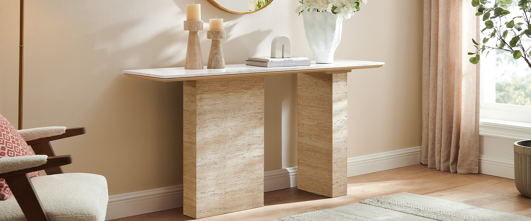 entryway console table
