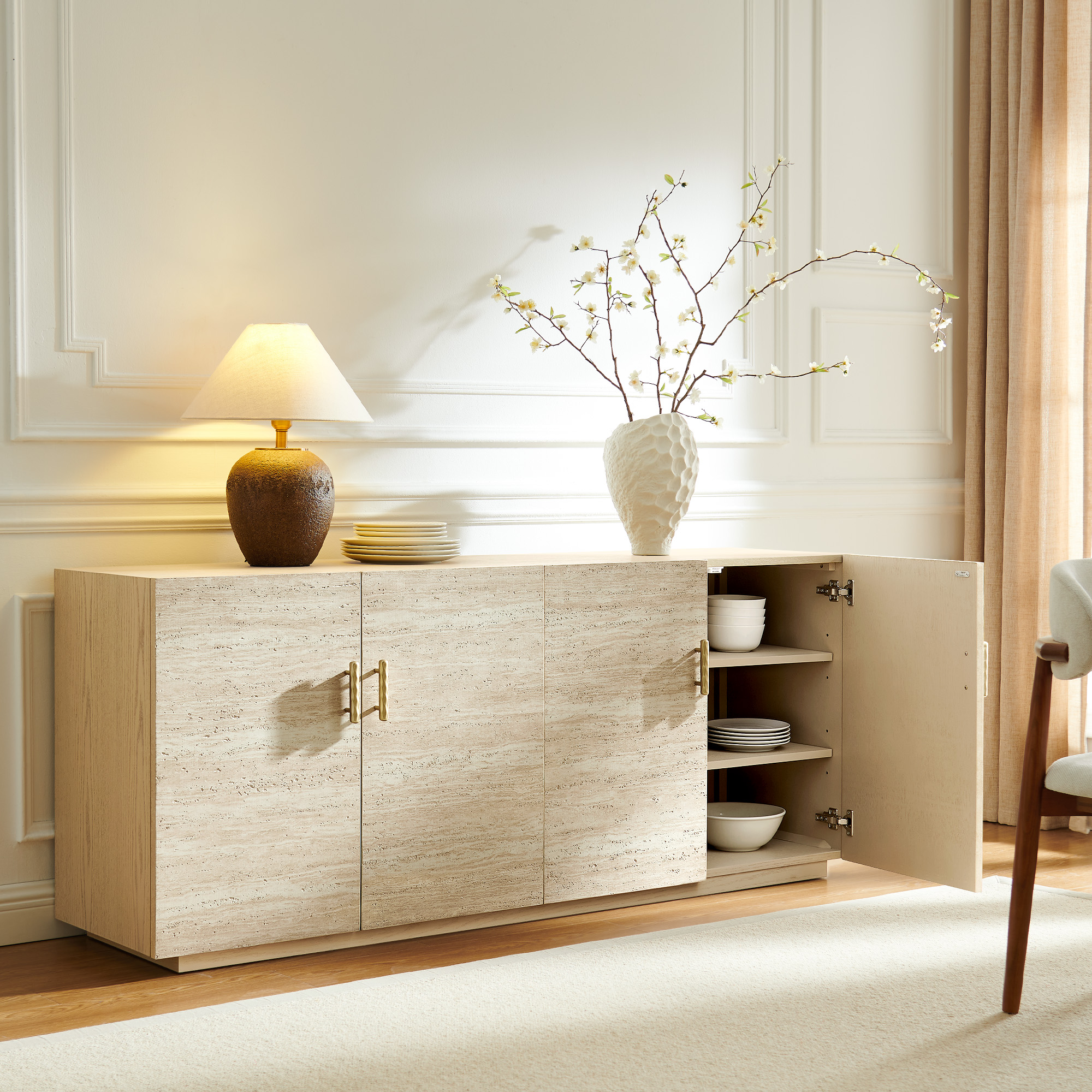 Renata 71" Traverti… - image