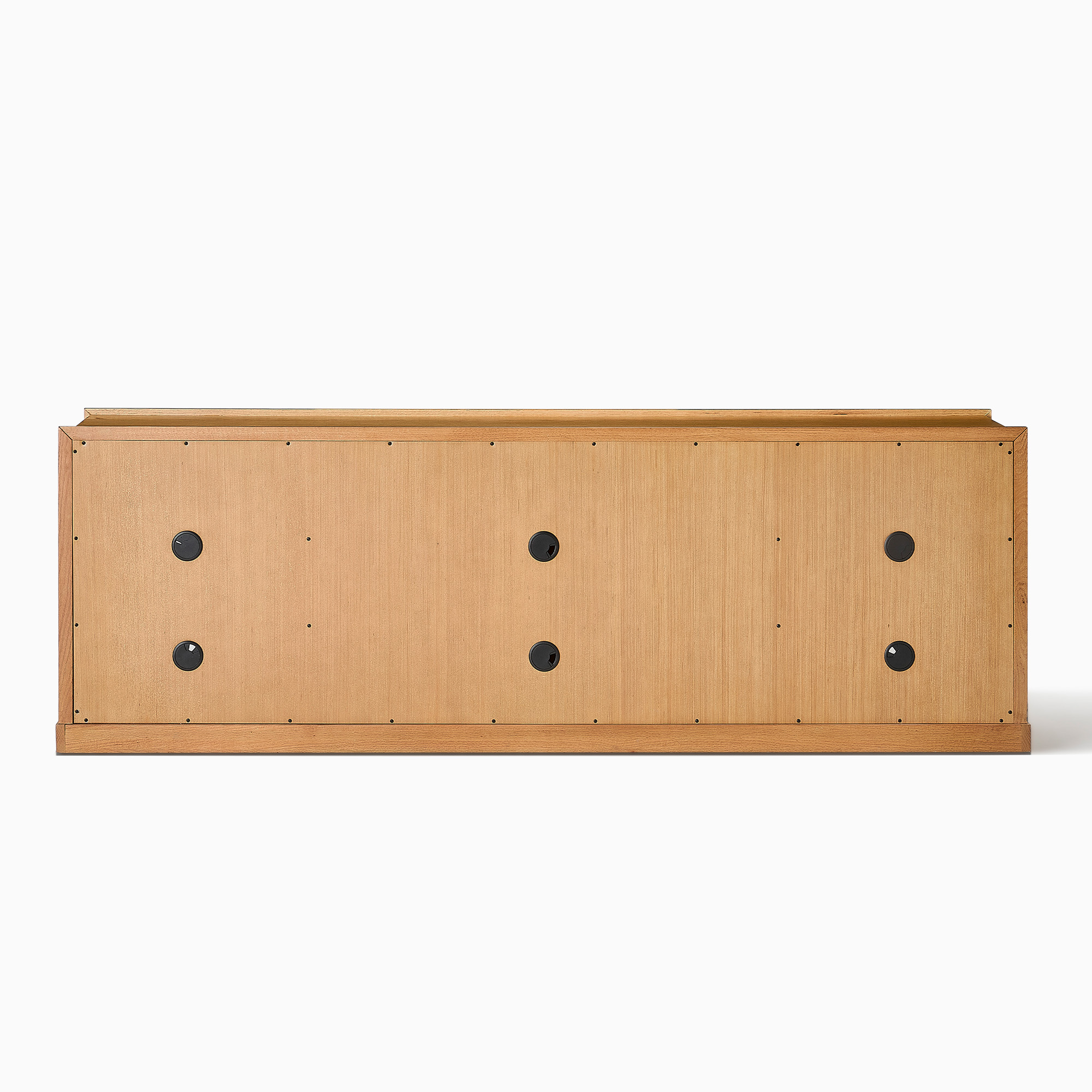 Jardine 84 inch Natural Arched TV Stand with 4 Drawers