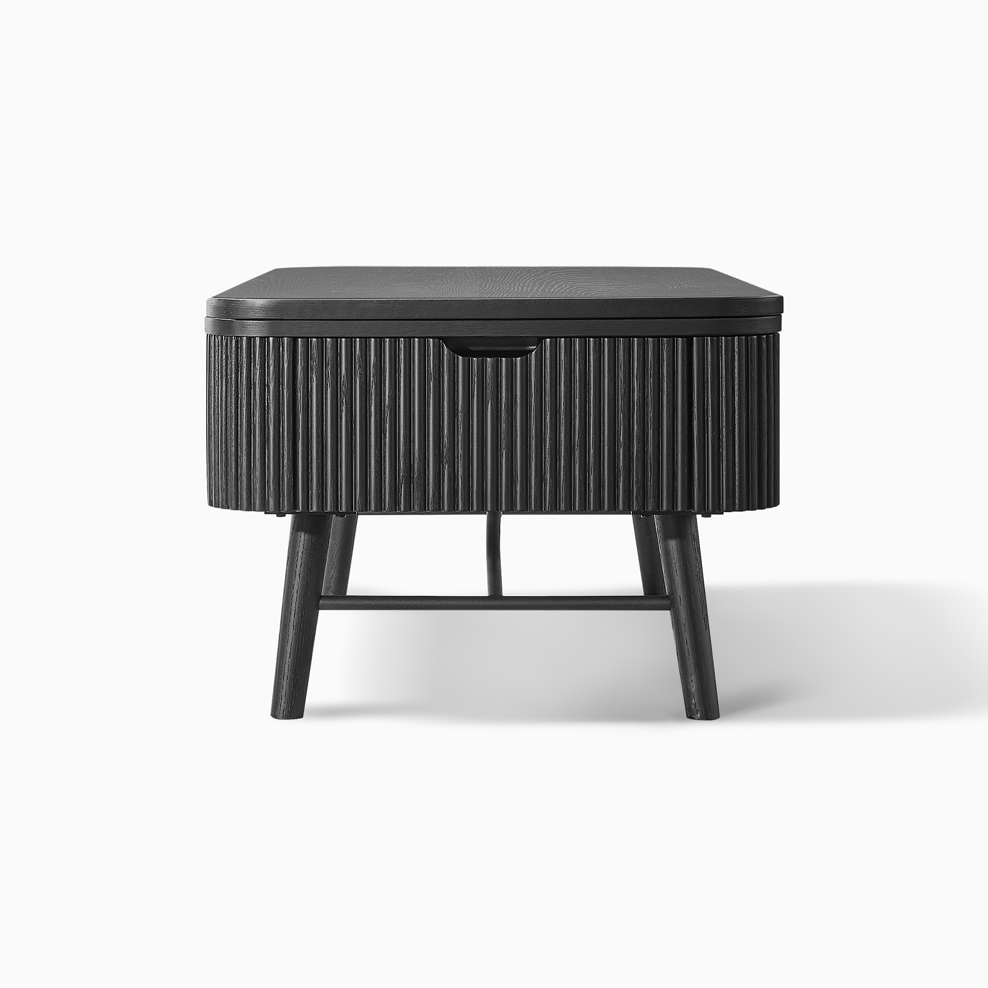 Magnus 47 inch Lift Top Wood Coffee Table - Black Table for Living