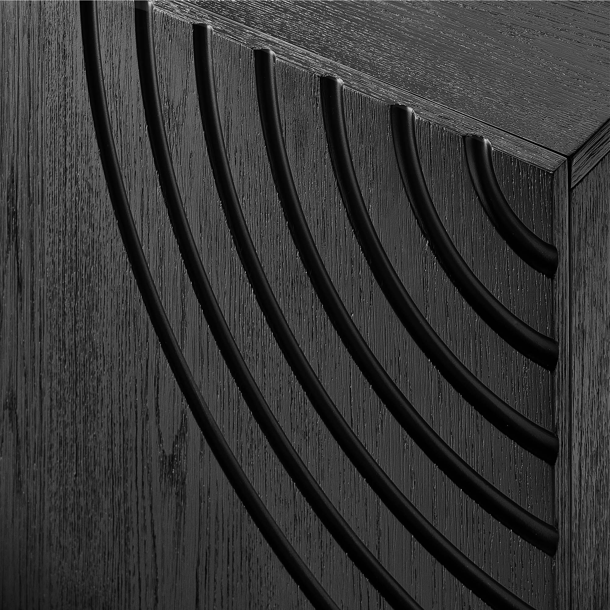 TVボード THE TV BOARD / LOW TABLE ラバーウッド ブラウン × Black Steel