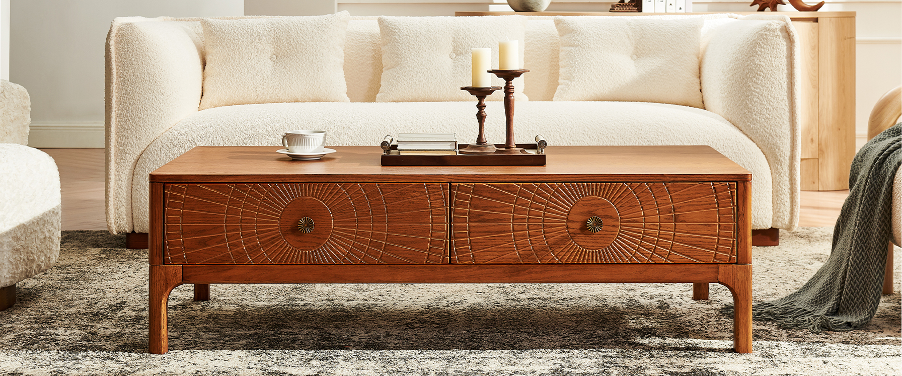 rectangular coffee table
