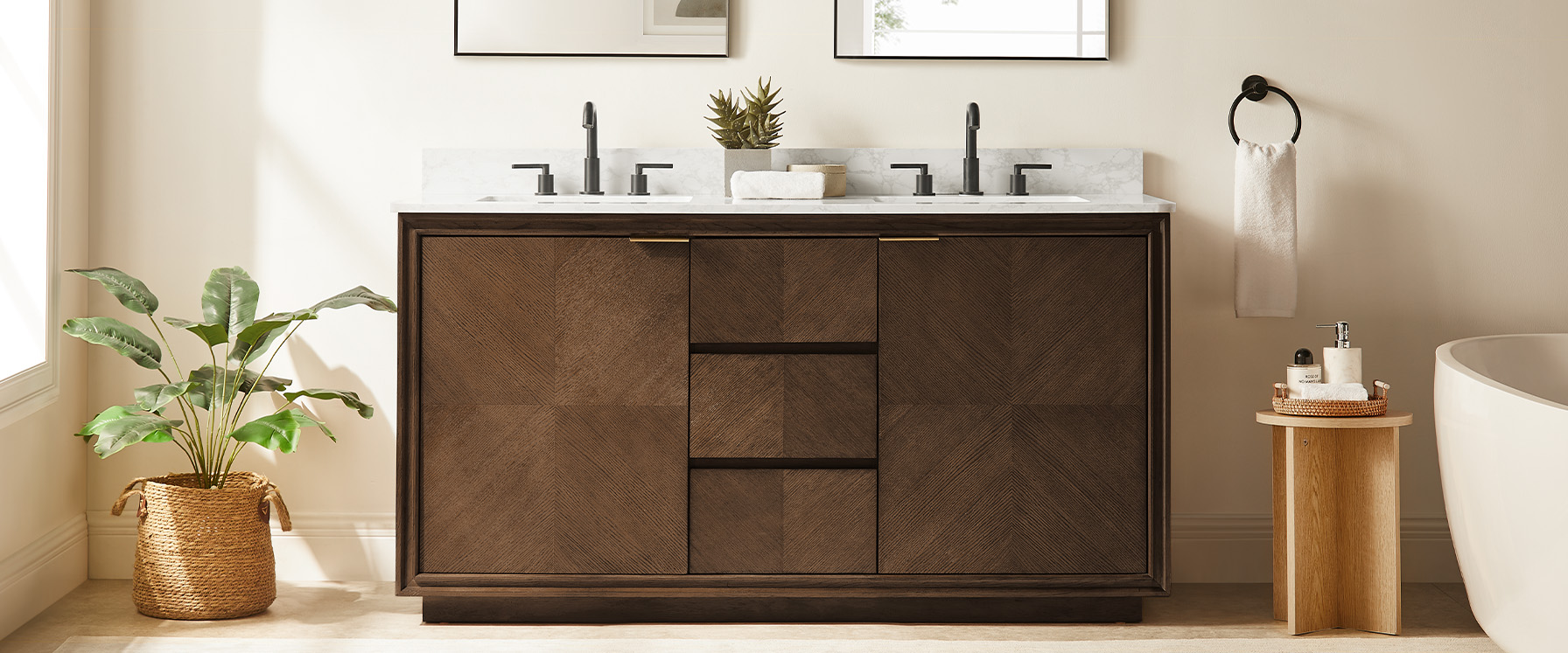 bathroom vanity double sink