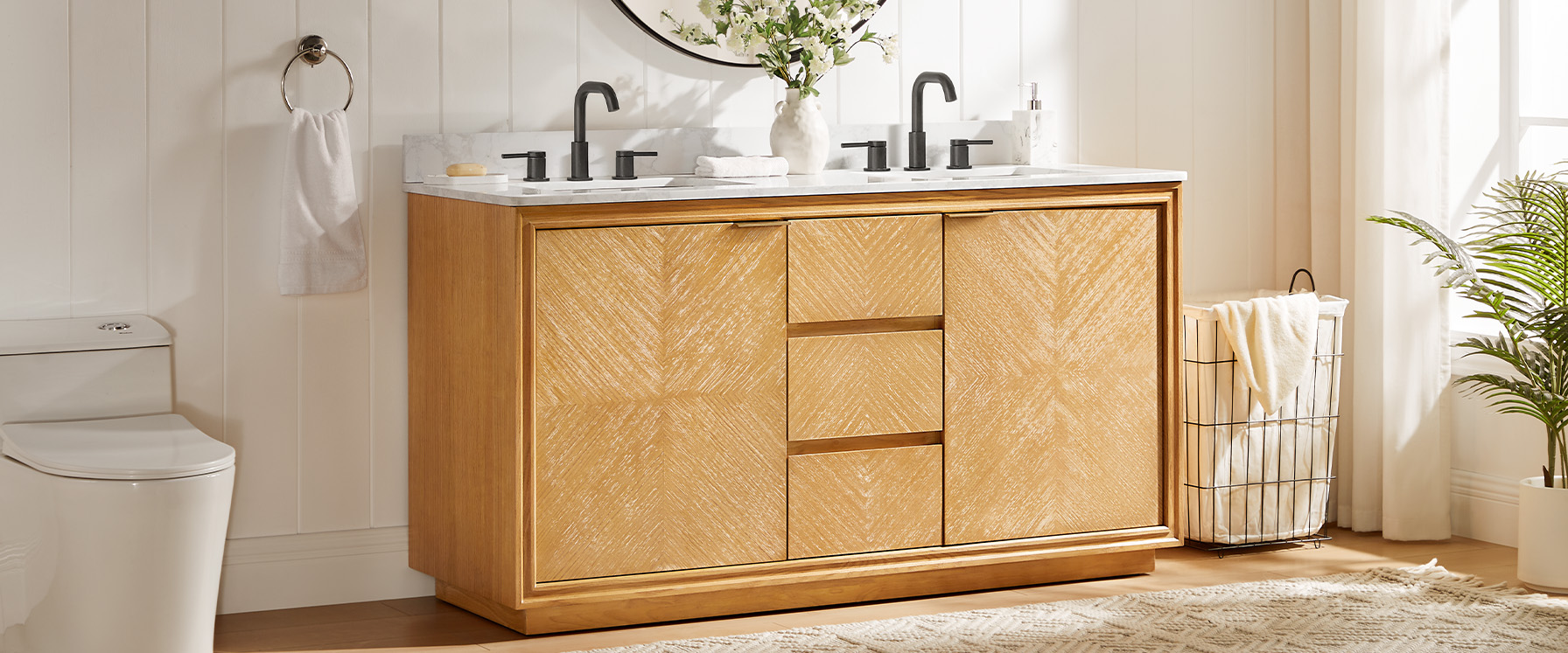 double sink bathroom vanity