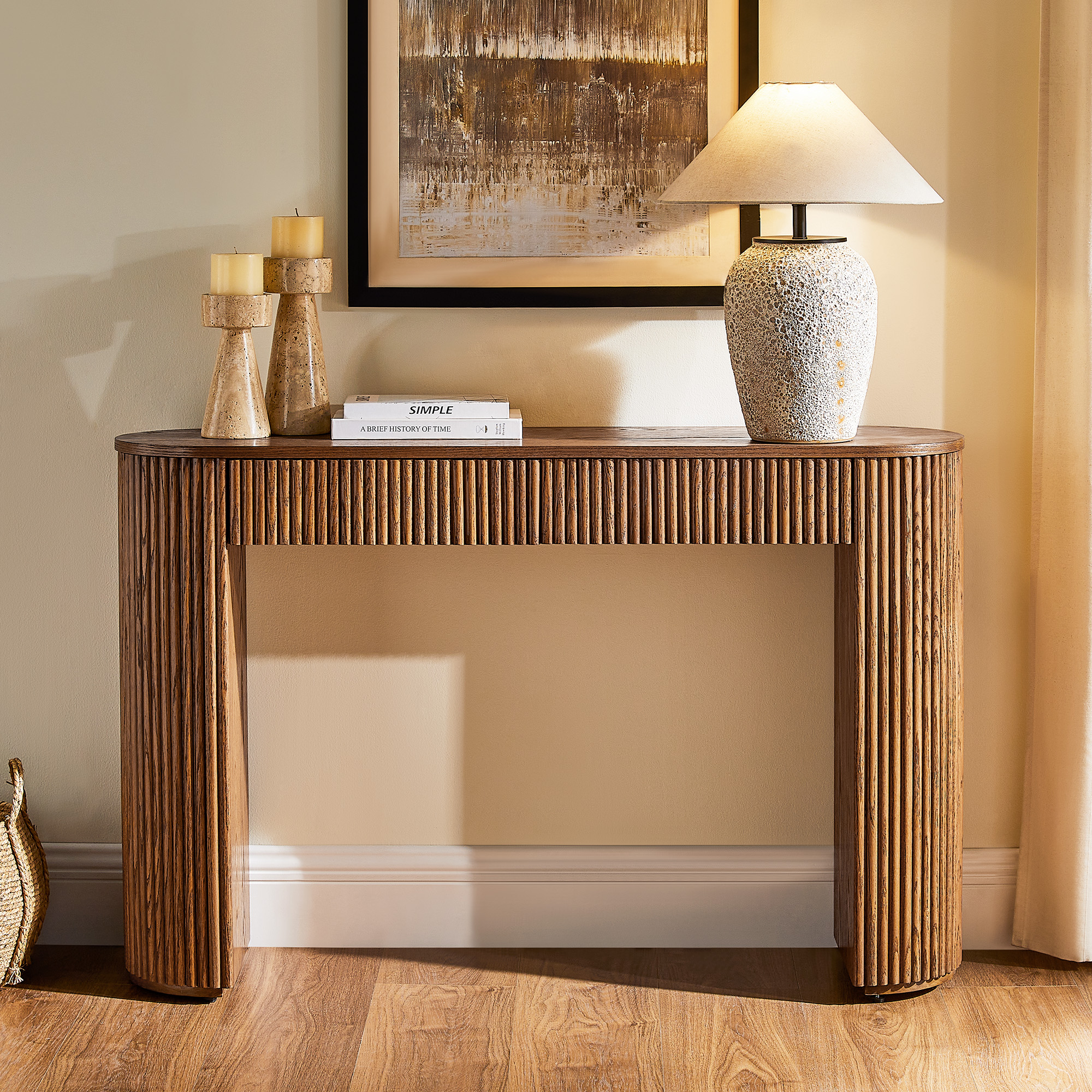 Rolf 47" Oval Wood …