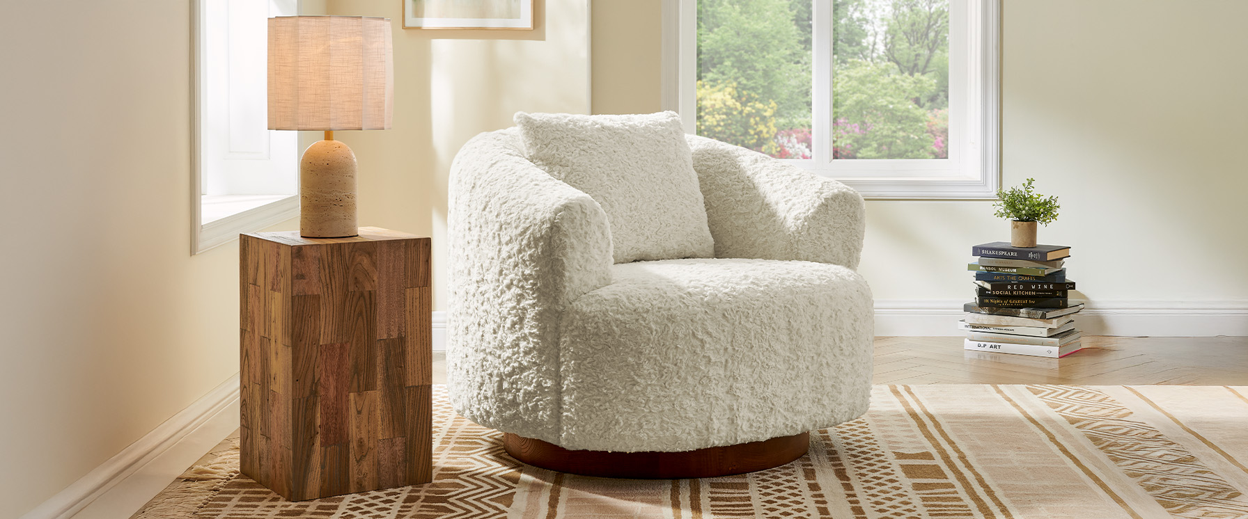 swivel accent chair