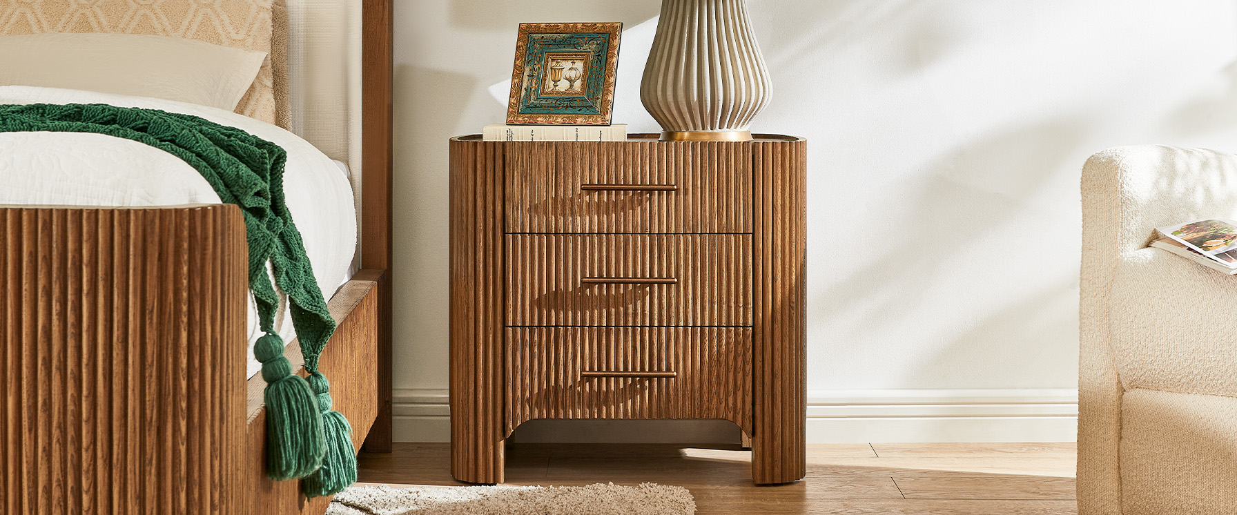 nightstand with drawers
