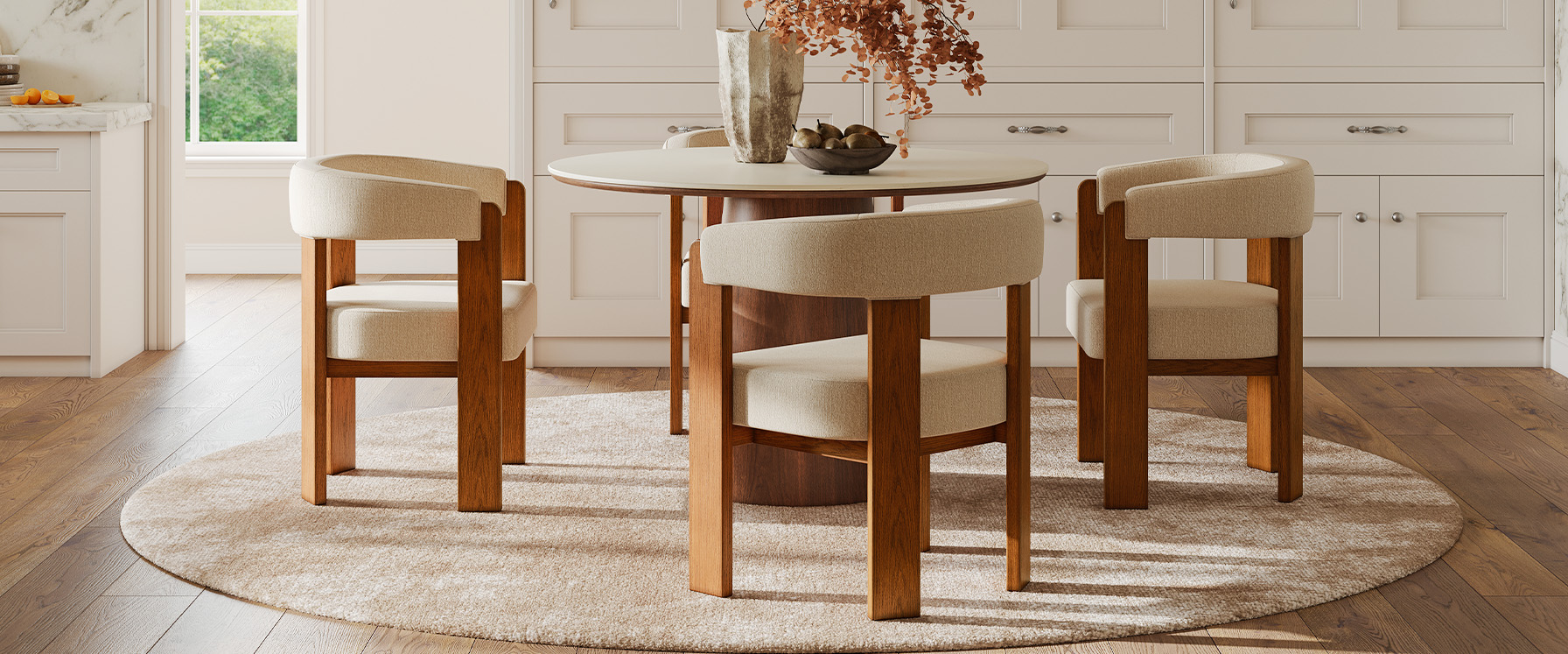 Set of 2 dining room chairs