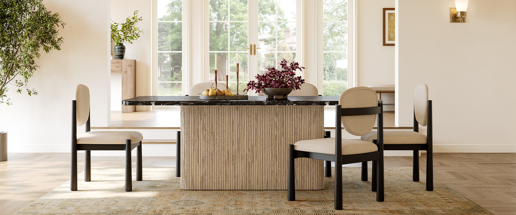 84 Stone Dining Table