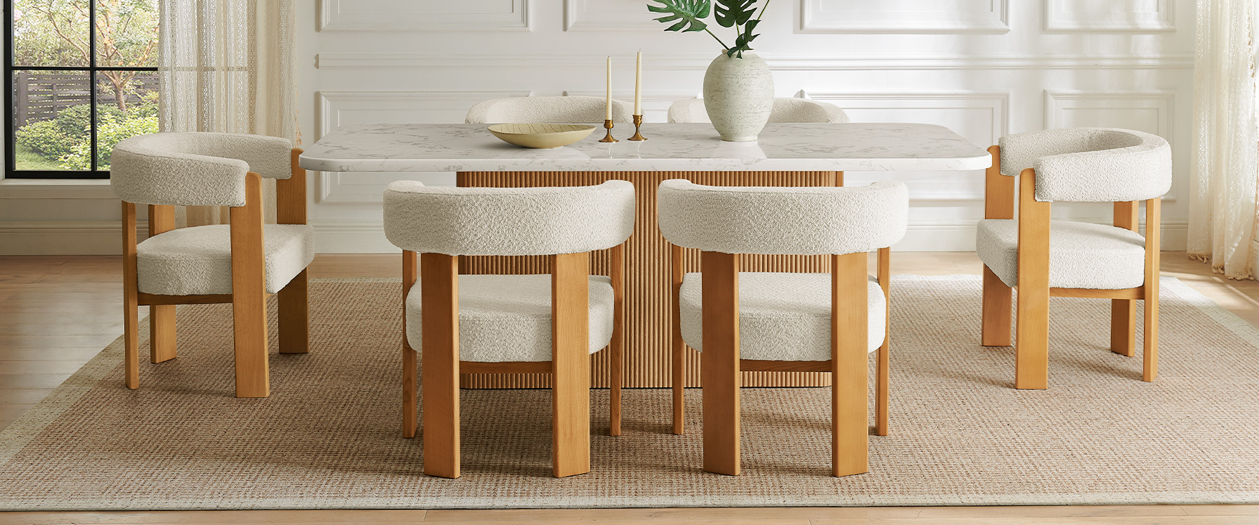 Ash Wood Dining Chairs