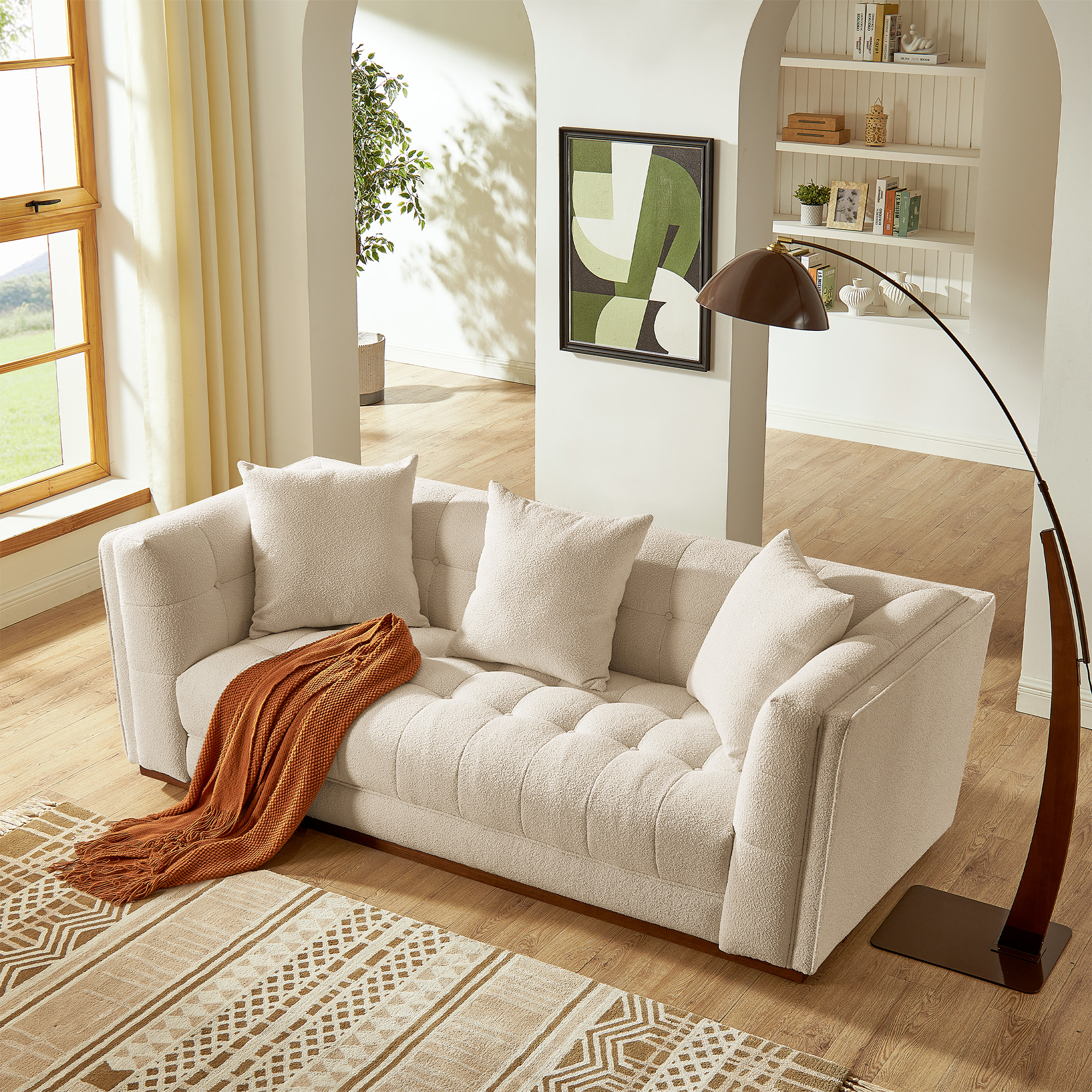 Enkel 91" White Dee…