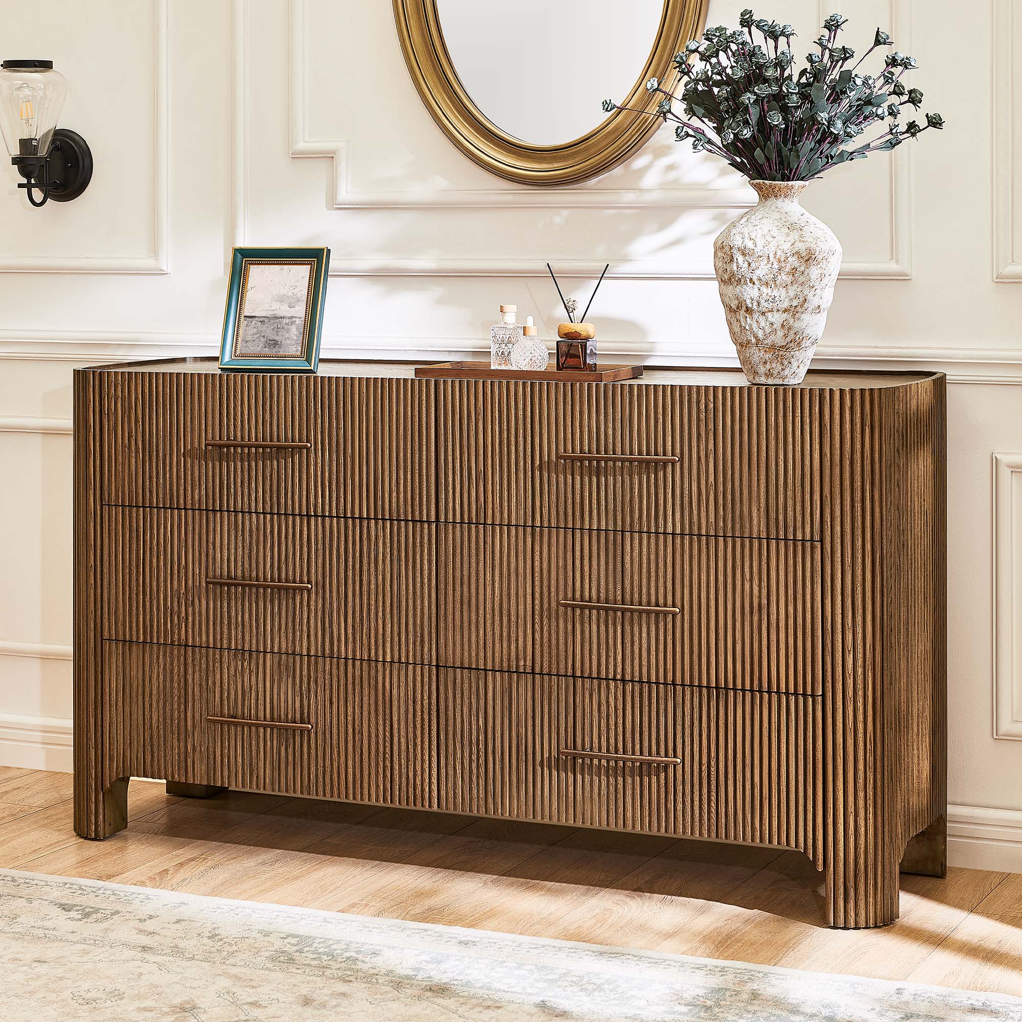 Alexa 63" 6-Drawer …