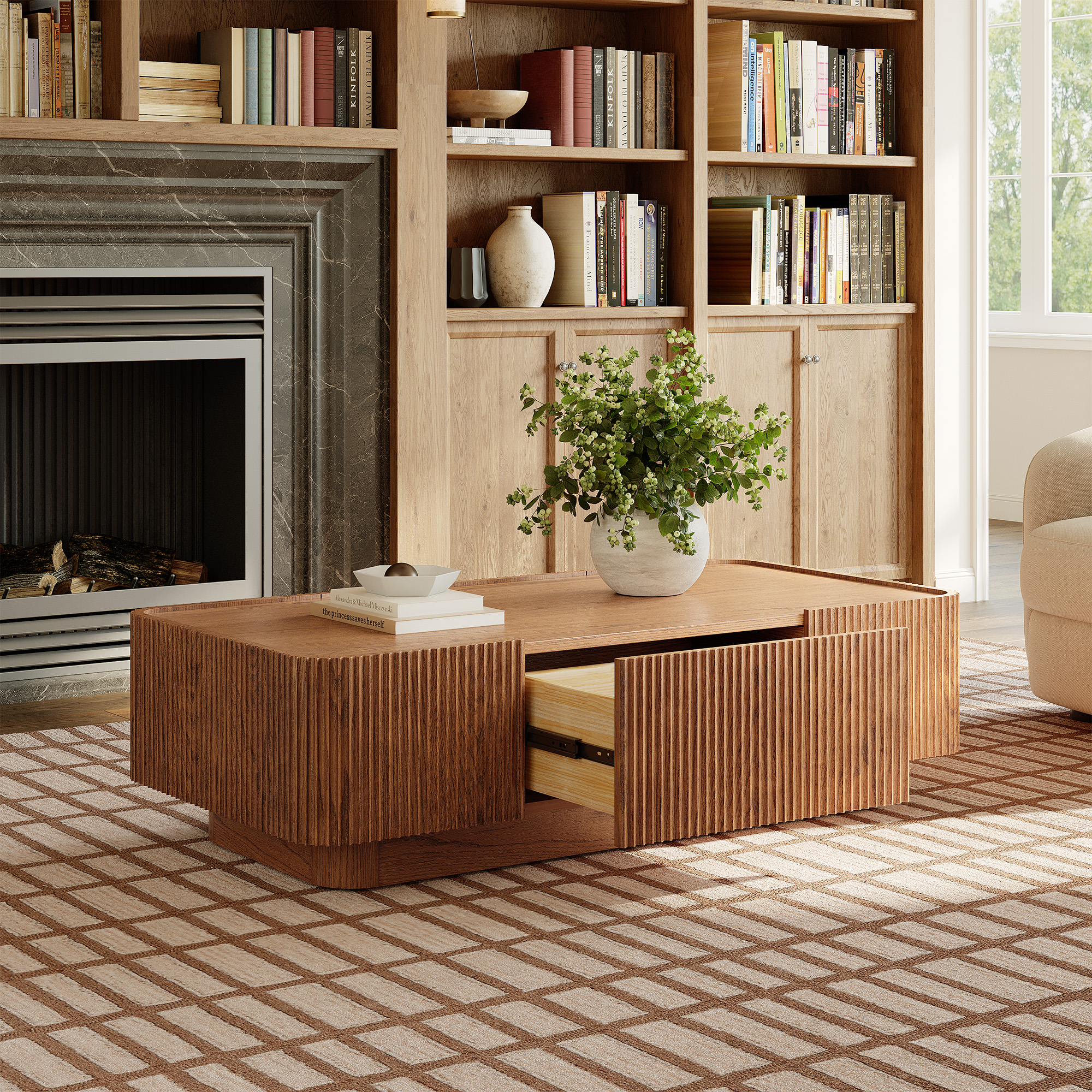 Skimraâ 55" Oak C…