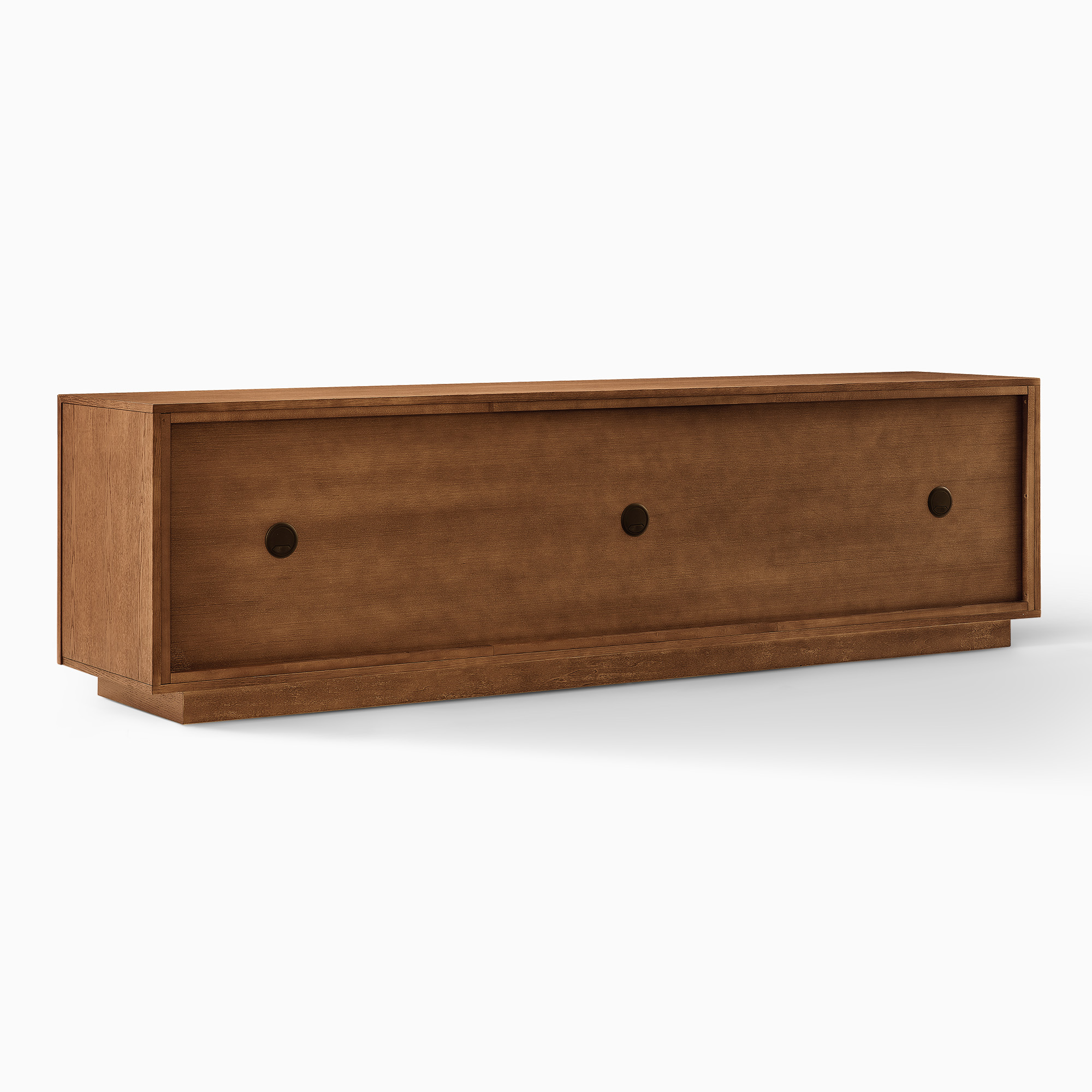 Kaisa 86 inch Carving Wood TV Stand with Adjustable Shelves for