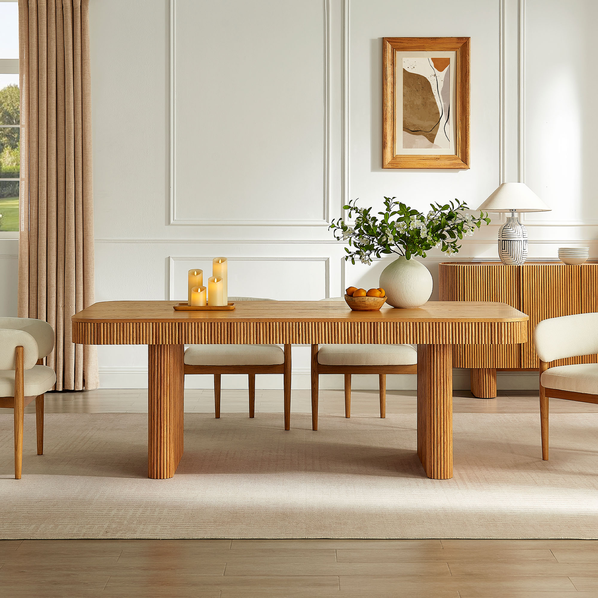 tttTRUCK furniture OAK TABLE 別注サイズ Marisol 84