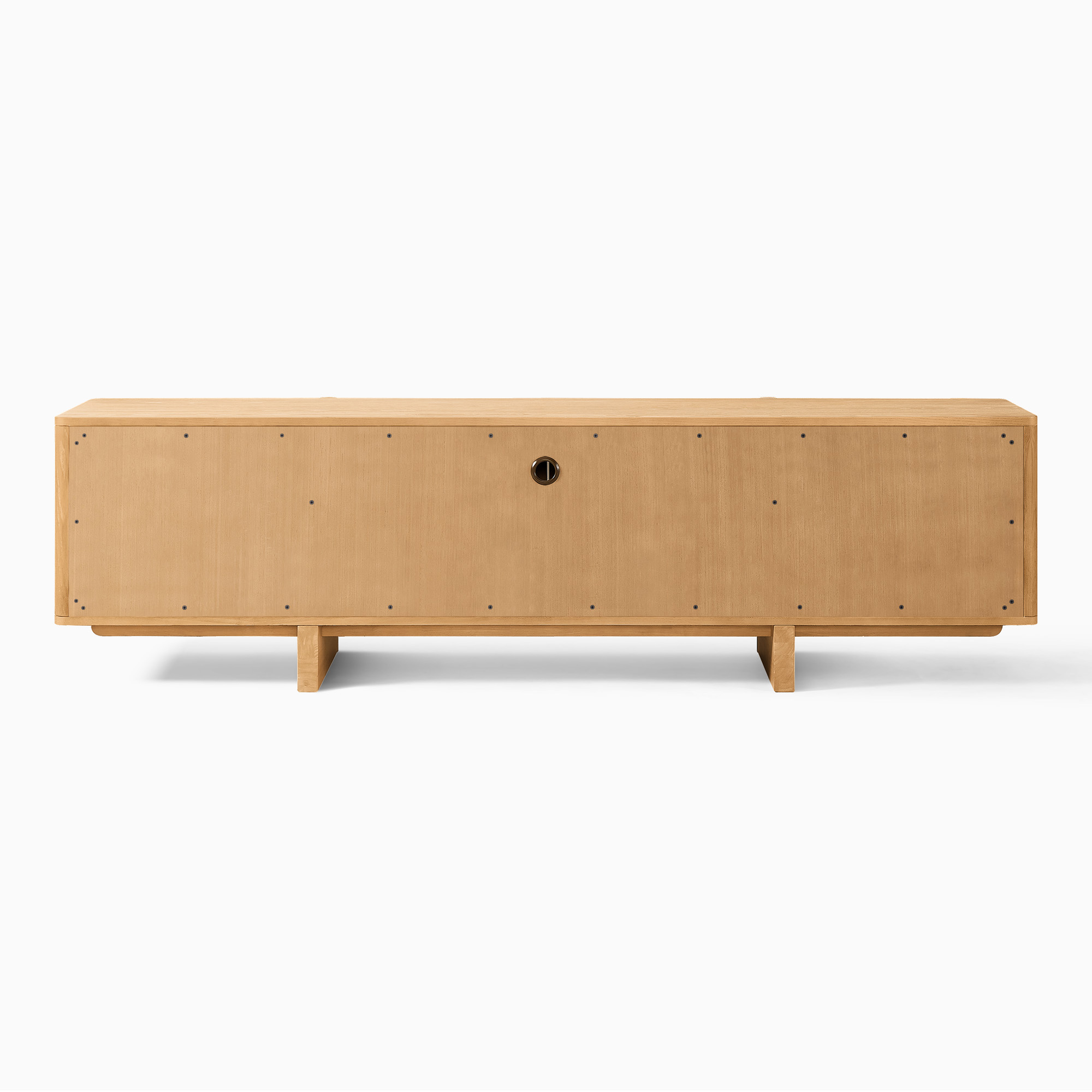 Sabina 84 inch Brown TV Stand with Solid Ash Door and Adjustable
