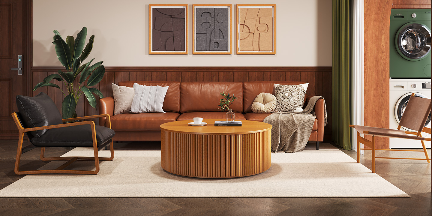 Hernest Rustic Chic Coffee Table