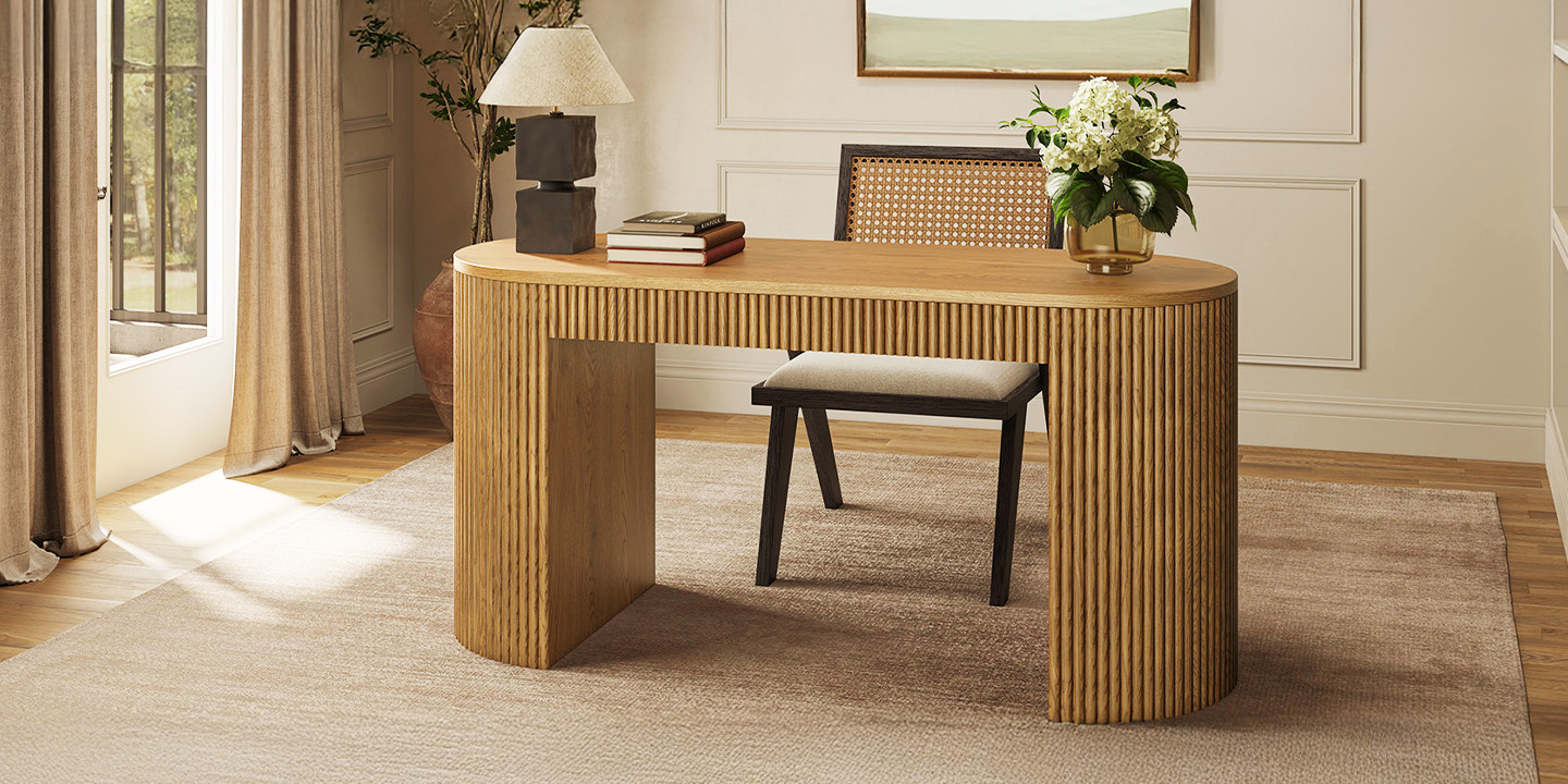 The Rolf oval desk