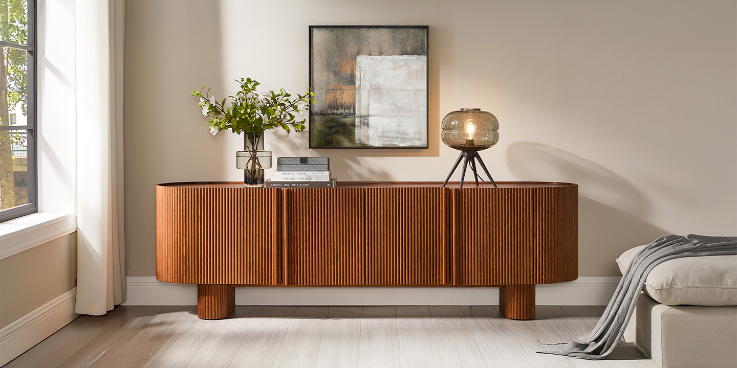 Marisol Oak Media Console