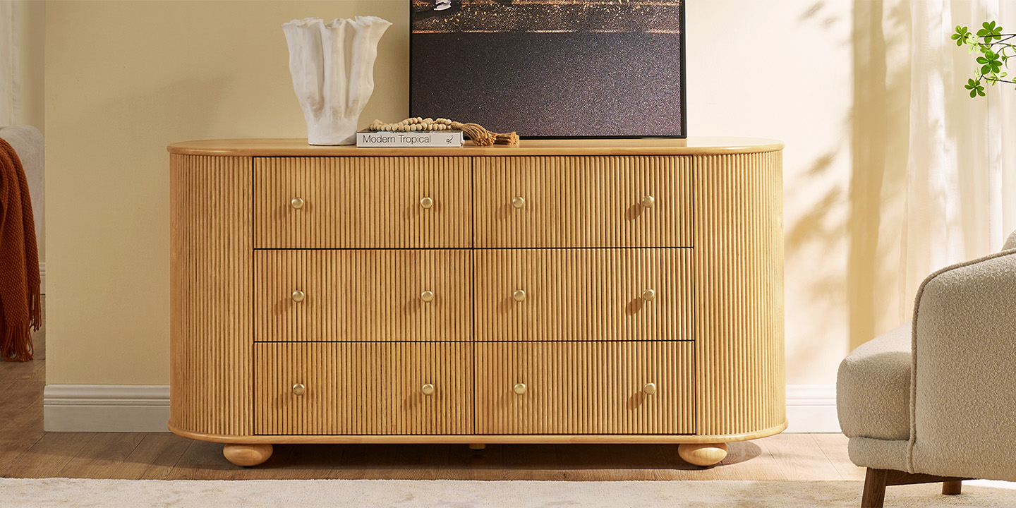 HERNEST Elara 6-Drawer Dresser HERNEST Elara 6-Drawer Dresser