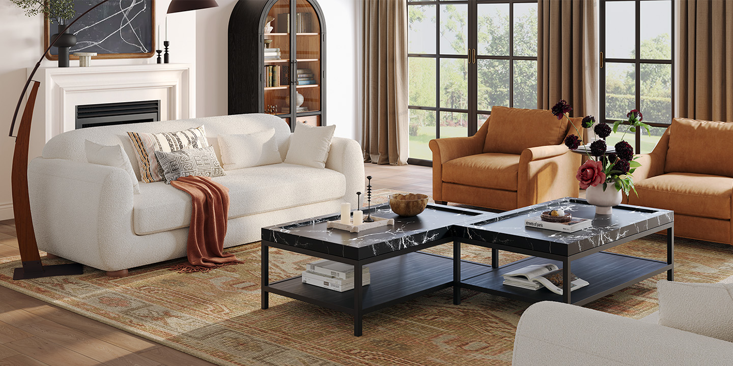 HERNEST Frosta Chenille Loveseat HERNEST Frosta Chenille Loveseat