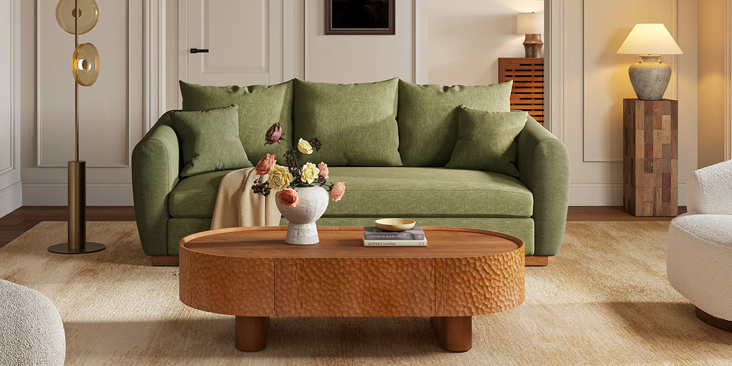 HERNEST Skansen 91-Inch Sofa