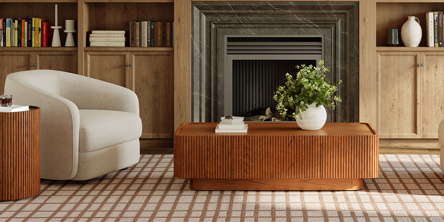 HENREST Pick: Skimra 55" Oak Coffee Table HENREST Pick: Skimra 55" Oak Coffee Table