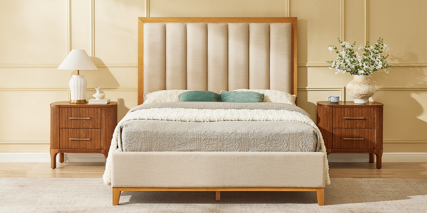 HERNEST Pick: Rowan Upholstered Bed HERNEST Pick: Rowan Upholstered Bed